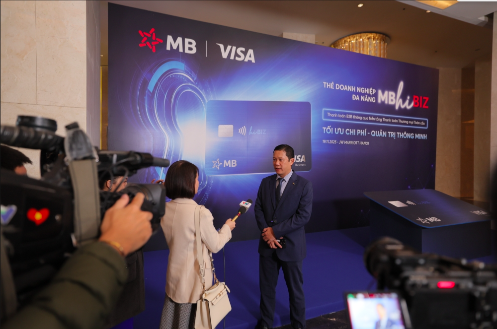 MB ra mắt thẻ doanh nghiệp đa năng MB Visa Hi BIZ: Tối ưu chi phí, chuẩn hoá quản trị và mở rộng giao thương quốc tế